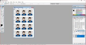 4*6 passport size photo action free download